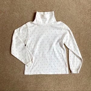 [Carter's] Flower Turtleneck